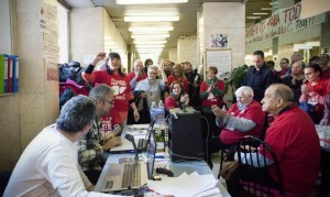 Asamblea en el hospital 12 de Octubre